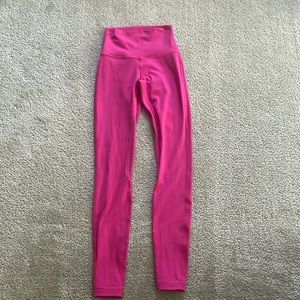 pink lululemon leggings